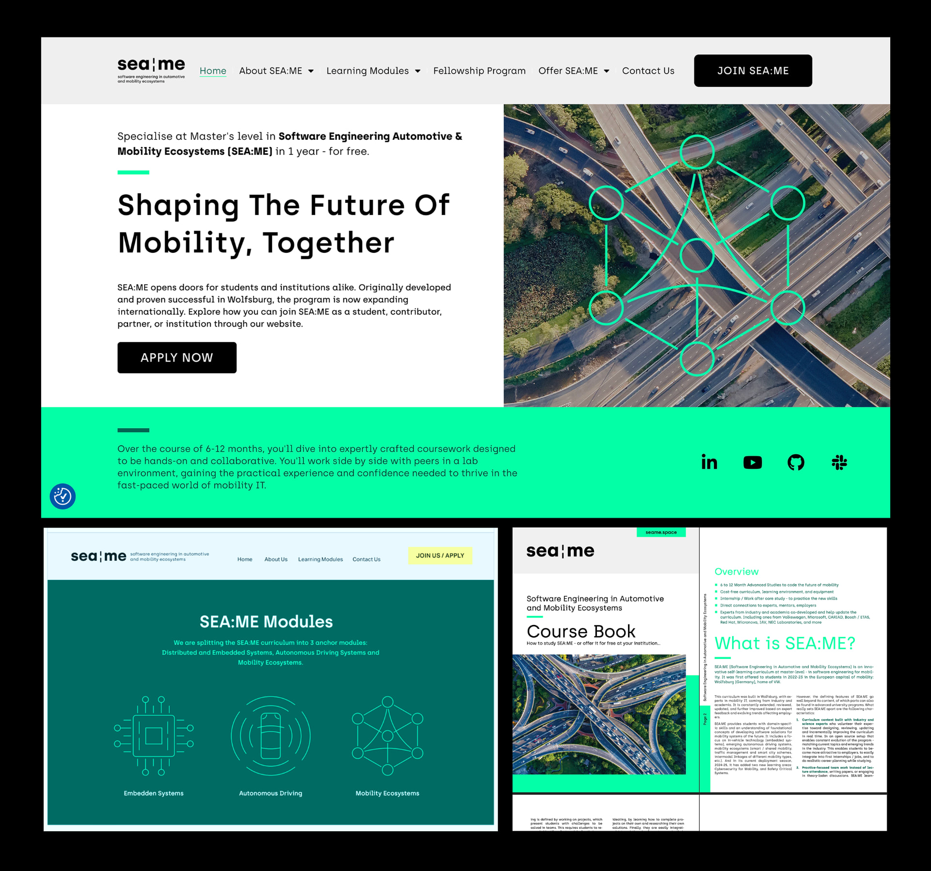 SEAME brand identity and website system